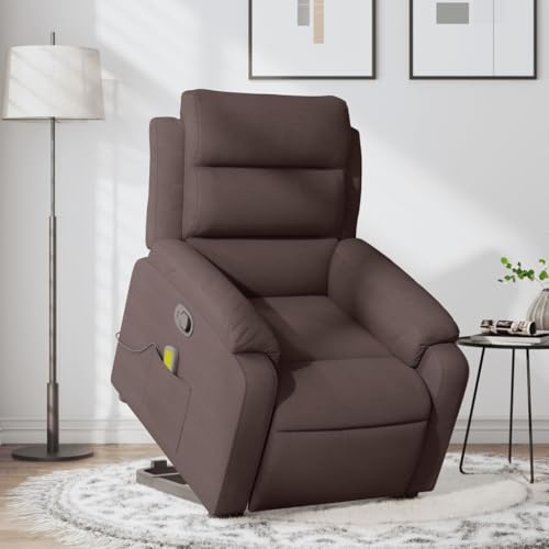 LAPOOH Silla de Masaje reclinable de pie de Tela marrón Oscuro, Sillón De Relax, Sillon Masaje Relax, Sillon Relax Electrico, Hogar Sillon Relax, Sillones Comodos, Sofa Tantra - 3204997