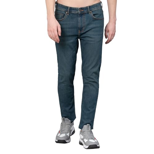 Image of Red Tape Denim Jeans for Men in Medium Blue| Denim Jeans