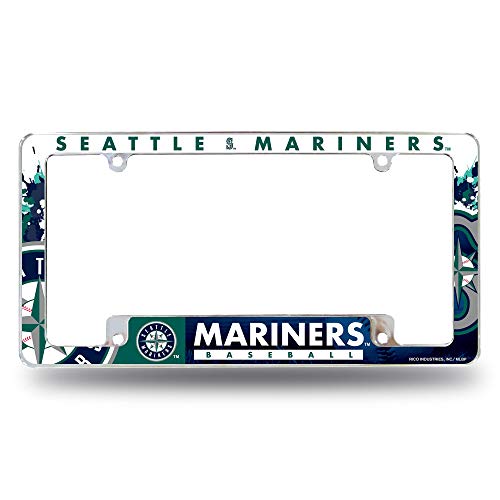 Rico Industries Seattle Mariners All Over Chrome Frame