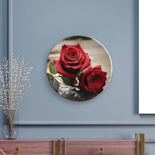 Plato decorativo de porcelana Bone China de 7 pulgadas miniatura 5