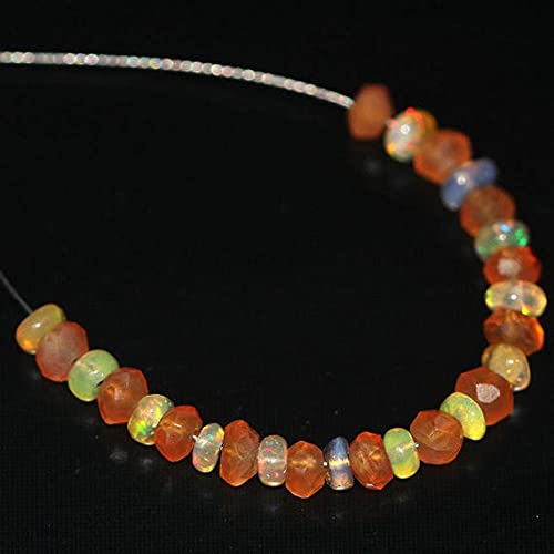 Carnelian et opale de feu perles naturelles pour créer un bijou unique