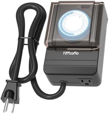 Woods 50015WD Outdoor 7-Day Heavy Duty Digital Plug-in Timer; 2 ...