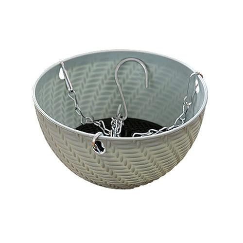 YIXIN2013SHOP Flower Pot Hanging Plant Pots Basket Plant Hang Plant Flower Pot Hanger Outdoor Hanging Pot Holder Basket For Wall Decoration Potted Ornaments Garden Pots (Color : Blue)