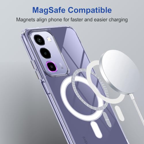 Image of Zapcase Back Case Cover for Realme P4R 5G | Compatible for Realme P4R 5G Back Cover | Compatible with MagSafe | Scratch-Resistant Back Cover | Clear