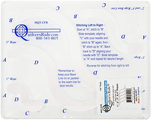 QUILTER'S RULE, corde à pied capturée Cover