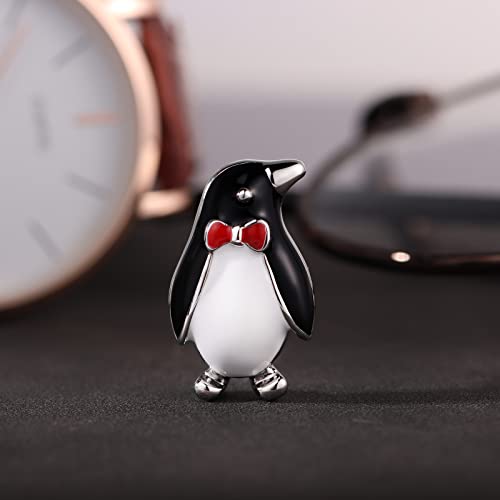 HAWSON Novelty Enamel Pins for Clothing Backpack Decoration Gift, Funny Laple Pin for Teen Boy and Girl, Metal Brooch Suit Stud (Penguin)2