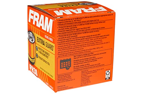 Fram Extra Guard Ph30, 10K Mile Change Interval Spin-On Oil Filter #TOP5