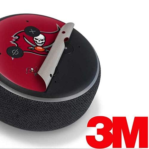 Skinit Decal Audio Skin Compatible with Amazon Echo Dot 3 - Officially Licensed NFL Tampa Bay Buccaneers Large Logo Design