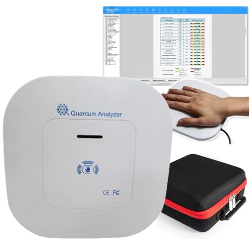 Analyseur Magnétique à Résonance Quantique De 10E GéNéRation Avec 52 Rapports Pour Un Test De Santé, Multilingue, Analyseur Quantique Par Contact Manuel Pour Une Analyse ComplèTe De La Santé