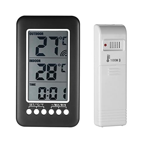 Thermomètre intérieur extérieur sans fil Kecher Cover