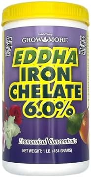 Grow More 0.2-0-0 EDDHA Iron Chelate for Greener Plants on Soils ...