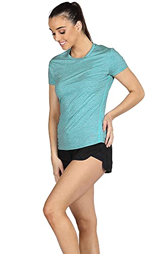 Image of icyzone Workout Running Tshirts for Women - Fitness Athletic Yoga Tops Exercise Gym Shirts (Pack of 3)