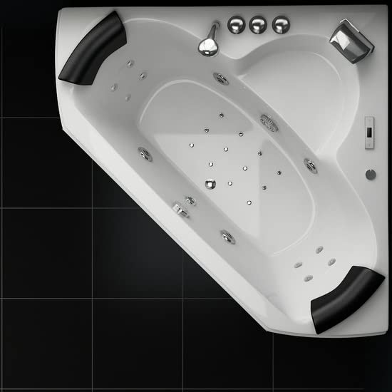 Bagno Italia Vasca idromassaggio 135x135 cm 24 getti Full Optional con riscaldatore cromoterapia I