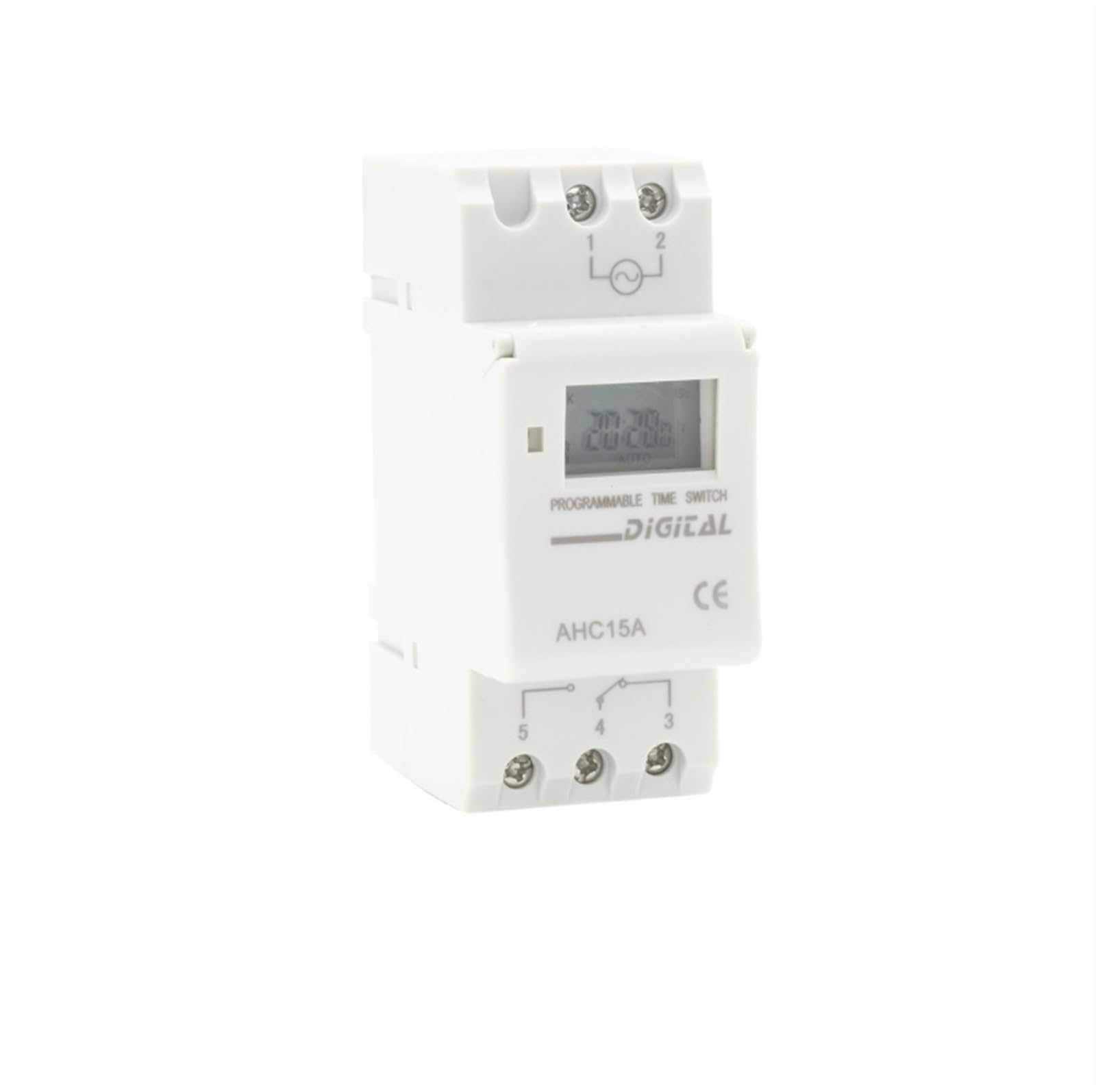 VDOQTLJT AHC15A THC15A 24-Hours/Weekly Programmable Din Rail Digital Time Switch 12V 24V LCD Display time Relay 220/240V(Best)