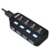 Produktbild LINDY USB 3.1/3.0 Hub 4 Port mit EIN-/Ausschaltern