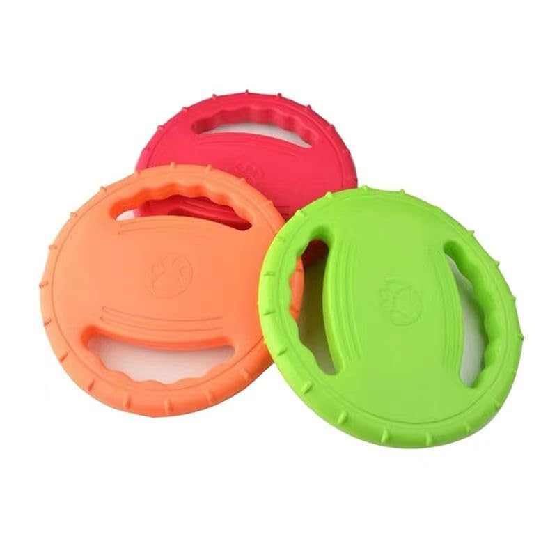 Jero.Ted Dog Flying Disc for Pet Fun, Floating Dog Beach Pull Flying Disc Fun Interactive Small Dog Disk for Small Dog, Water Play Tool Accessories Animal Birthday Gift(Upgraded)