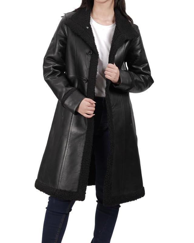 Image of Women Leather Jacket - Genuine Lambskin Leather Jacket for Womens