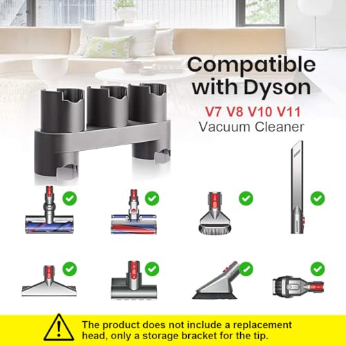 Image of HASTHIP ABS Accessory Holder Without Drilling for Dyson V6 V7 V8 V10 V11