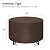 NEXCOVER Round Fire Pit Cover, Waterproof 600D Heavy Duty Cover Fits Round Outdoor Fire Pit or Table 44”D x 22” H, Fade & Weather Resistant