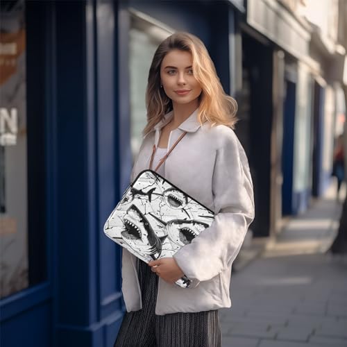 Funda para Portátil 13-14 Pulgadas Impermeable con Diseño Tiburón miniatura 7