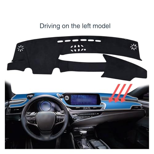 Tapis de tableau de bord pour Lexus ES 2018-2021 antidérapant - 2