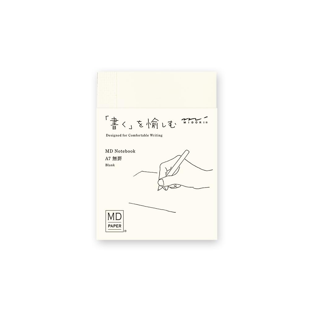Midori Notebook MD Notebook A7 Blank 15344006 : Office Products