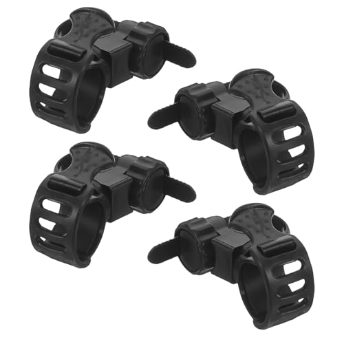 Operitacx 4 Piezas Soporte para Bastones de Andador y Sillas de Ruedas Clips de Goma para Bastón de Caminata Accesorios para Patinetes Eléctricos y Dispositivos de Asistencia para Personas
