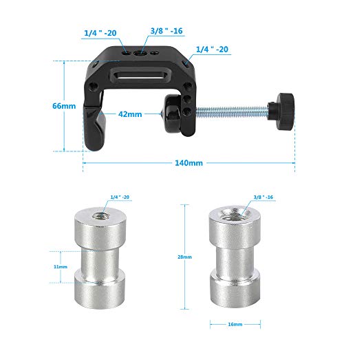 Collier de serrage en C pour stabiliser une tête de support - 3
