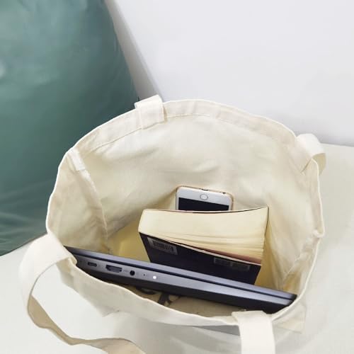 Bolso Tote de Lona Floral para Jubilación Mujer miniatura 5