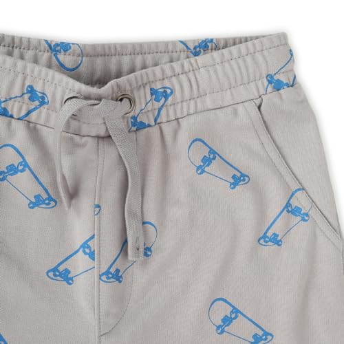Image of Alan Jones Clothing Boys Casual Bermuda Shorts | Placement Print | French Terry | Regular Fit | Drawstring Closure | Age 5-16 Years | Lounge & Casual Wear