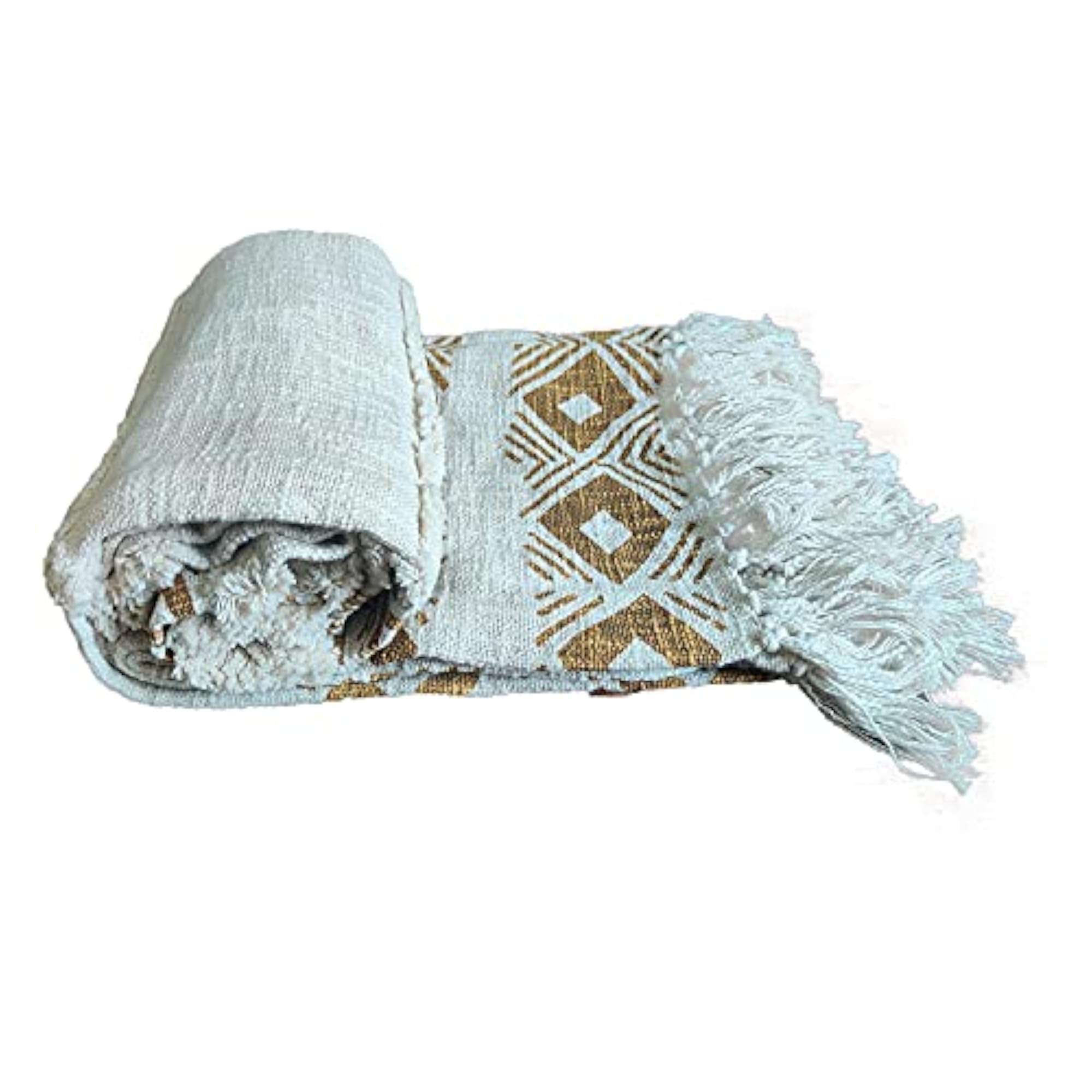 Premium Cotton Throw Blanket, Soft & Cozy