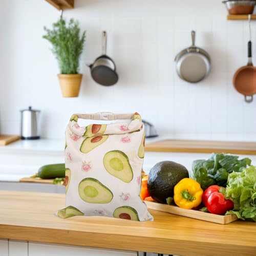 Bolsa reutilizable para pan de cera de abeja Zerodeko lavable con control de humedad 6