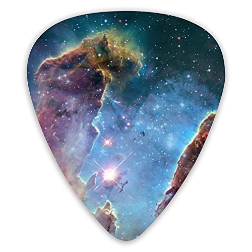 ギターピック 超新星の残物 3種類の厚さ セット - ピック 0.46mm / 0.71mm / 0.96mm 12枚付き アコギ エレキ ウクレレ ギターピック カラフル 多種多色
