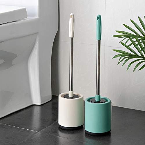 JSEIAJB Toilet Brush Stainless Steel Holder Cleaning for Wall Hanging Household Floor Bathroom Accessories(D) image 5