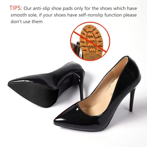 Image of 39 in Black Sole Protector for Louboutin Heel Shoes, Black Sole Protector for Bottom Heels(5 in *39 in)