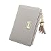 Produktbild Leobtain Girls Women's Purse Wallet Tassels PU Leather Multi-Slots Short Money Bag Slim Card Holder Purse for Women and Ladies with Heart-Shaped Metal Tassels Pendant Gift Bifold Clutch