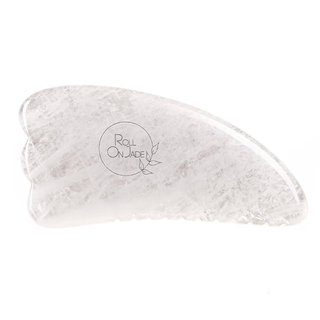 ROLL ON JADE - Gua Sha Body Slim' - Crystal Quartz - Draining Body Care, Anti-Water Retention, Anti-Fat - Image 2