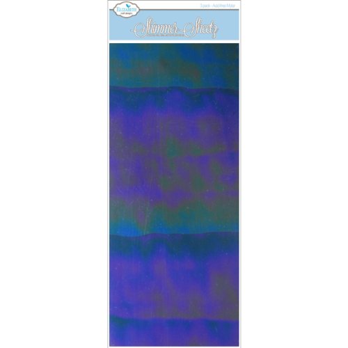Elizabeth Craft Designs Mylar Shimmer Sheetz, 5 by 12-Inch, Amethyst Gemstone