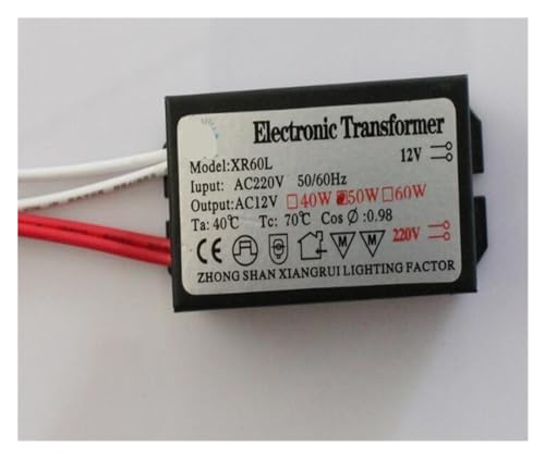 Transformateur halogene 12V pour reparer un plafonnier qui clignote 50W