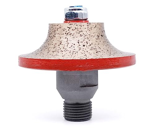 1 Piece B20 Diamond Profile Wheel Sintered Router Bit 1/2GAS Thread CNC Tool for Granite Marble Concrete Edge Grinding Abrasive