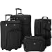 American Tourister Luggage Fieldbrook II 4 Piece Set, Black, One Size