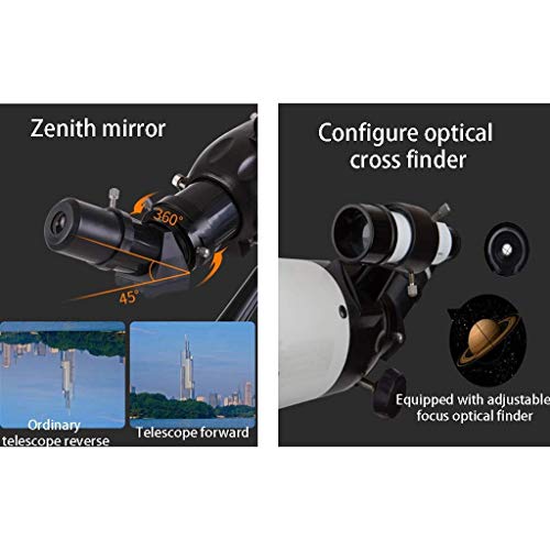 Telescopio para principiantes 80mm con trípode y mochila miniatura 4