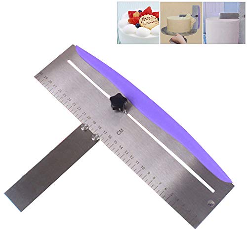 Lvoertuig Cake Scraper Turning Tools Bakeware Sy Clean Leveling Device Stainless Steel Kitchen Gh Strength Spatula Diy Sth Adjustable Practical