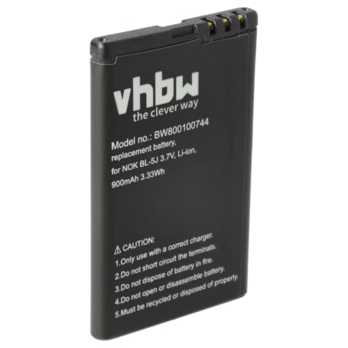 Batteria ad alta potenza | Capacità: 900 mAh | Tensione: 3,7 V | Energia: 3,33 Wh | Tipo di cella: ioni di litio
