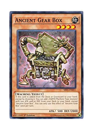 遊戯王　時代ものカード Amazon.co.jp: 遊戯王 英語版 SR03-EN011 Ancient Gear Box 古代の機械