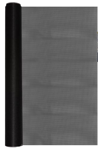 EZ-SNAP Skylight Shades No Drill – 8'' x 8'' Black Mesh Sun Screen with 5 White Snap Fasteners, Exterior Skylight Sun Shade for UV & Heat Block, DIY Window Cover, Quick & Easy to Install for Summer