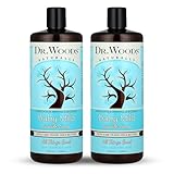 Dr. Woods Unscented Baby Mild Liquid Castile Soap - Gentle Cleanser Made with Organic Shea Butter, Natural Soap for Sensitive Skin, Paraben, Sulfate, and Phthalate Free - 32 Fl Oz (Pack of 2)