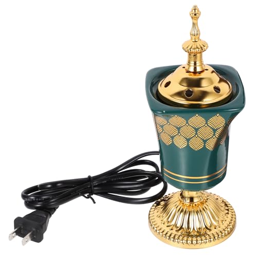 IMIKEYA Queimador de incenso Bakhoor Queimador de incensor elétrico panela de incensor suporte de in