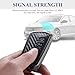 YO&YOYE Carbon Fiber Texture Key Fob Cover Compatible with VW Volkswagen ID3 ID4 MK8 Golf 8 GTI Skoda Octavia 3 Buttons, Zinc Alloy Key Case keychain Shell