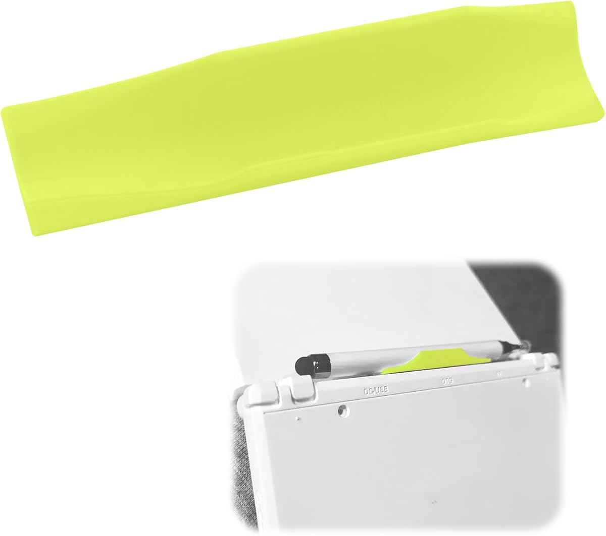 Stylus Holder Compatible with Anbernic RG DS, PLA Material Stylus Mount Bracket, Secure Stylus Storage for Handheld Game Console (Yellow)